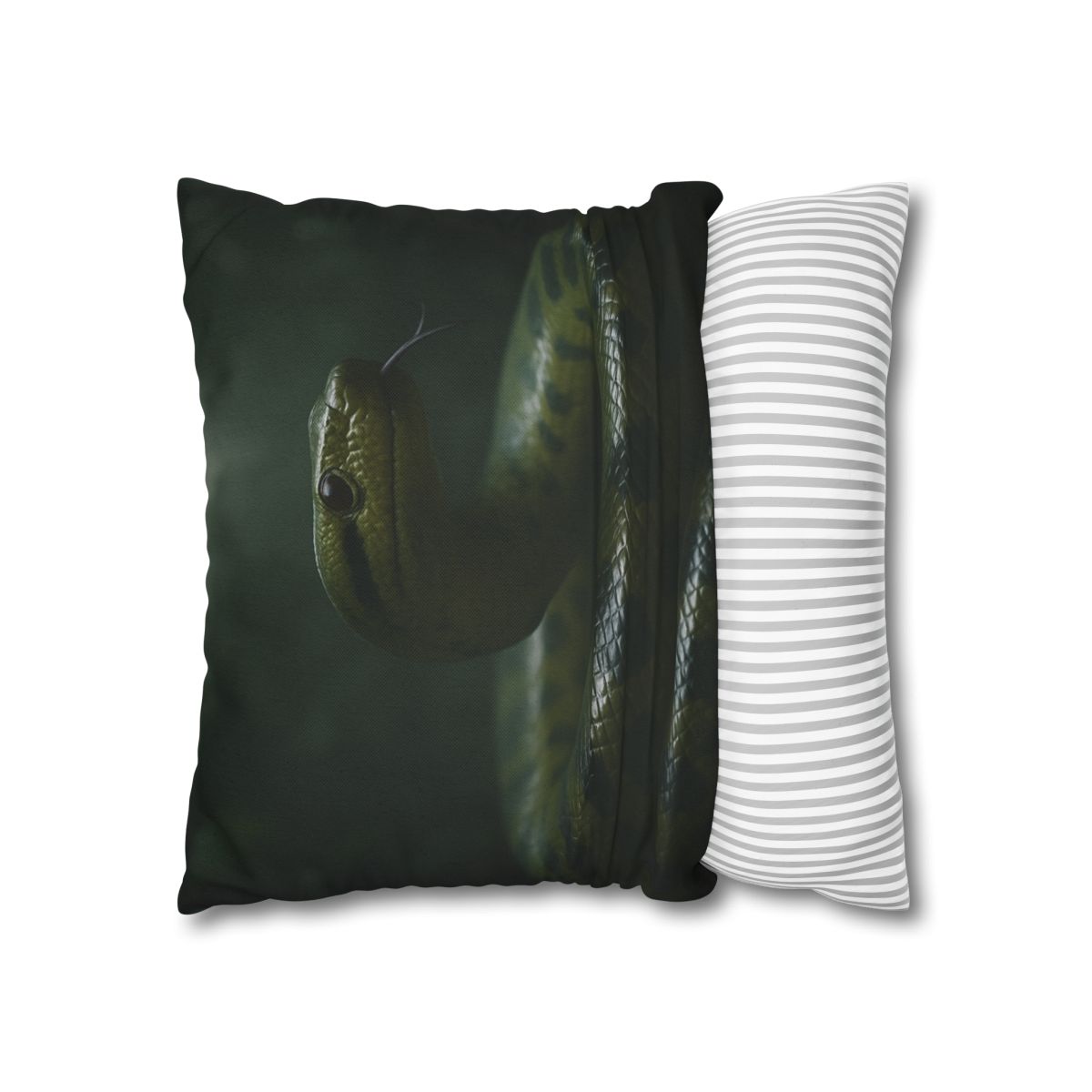 Starlit Coil Green Anaconda comfortable bedding pillow covers
