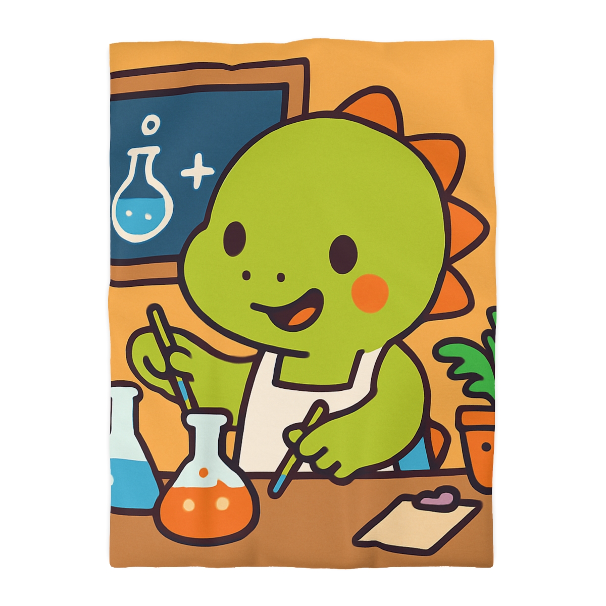 Dino Science Lab designer printed duvets