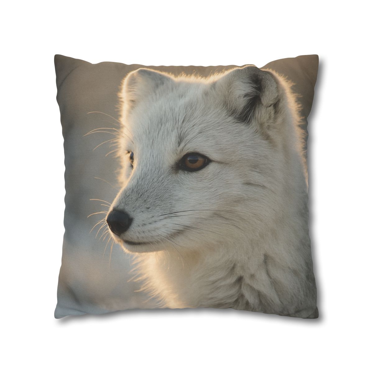 Ember Gaze Arctic Fox unique gift pillow cases