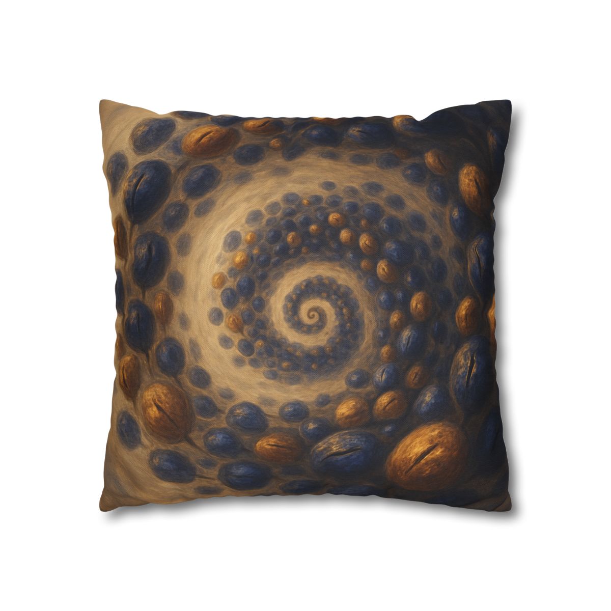 Spiral Seed Cluster designer print pillow cases