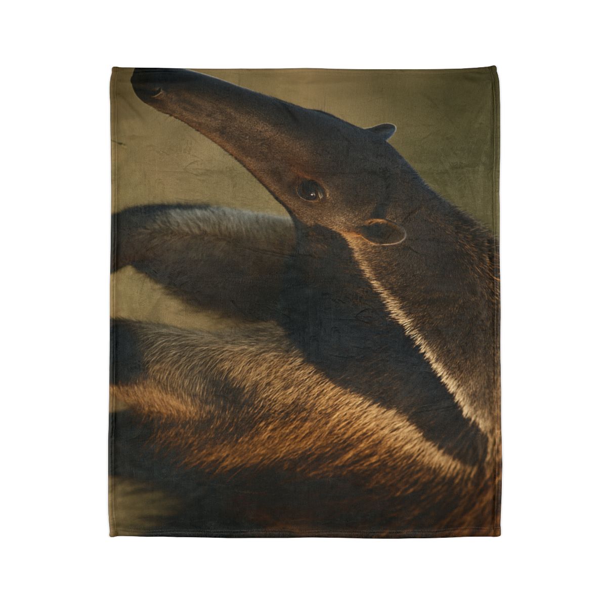 Ember Gaze Giant Anteater soft fleece blankets