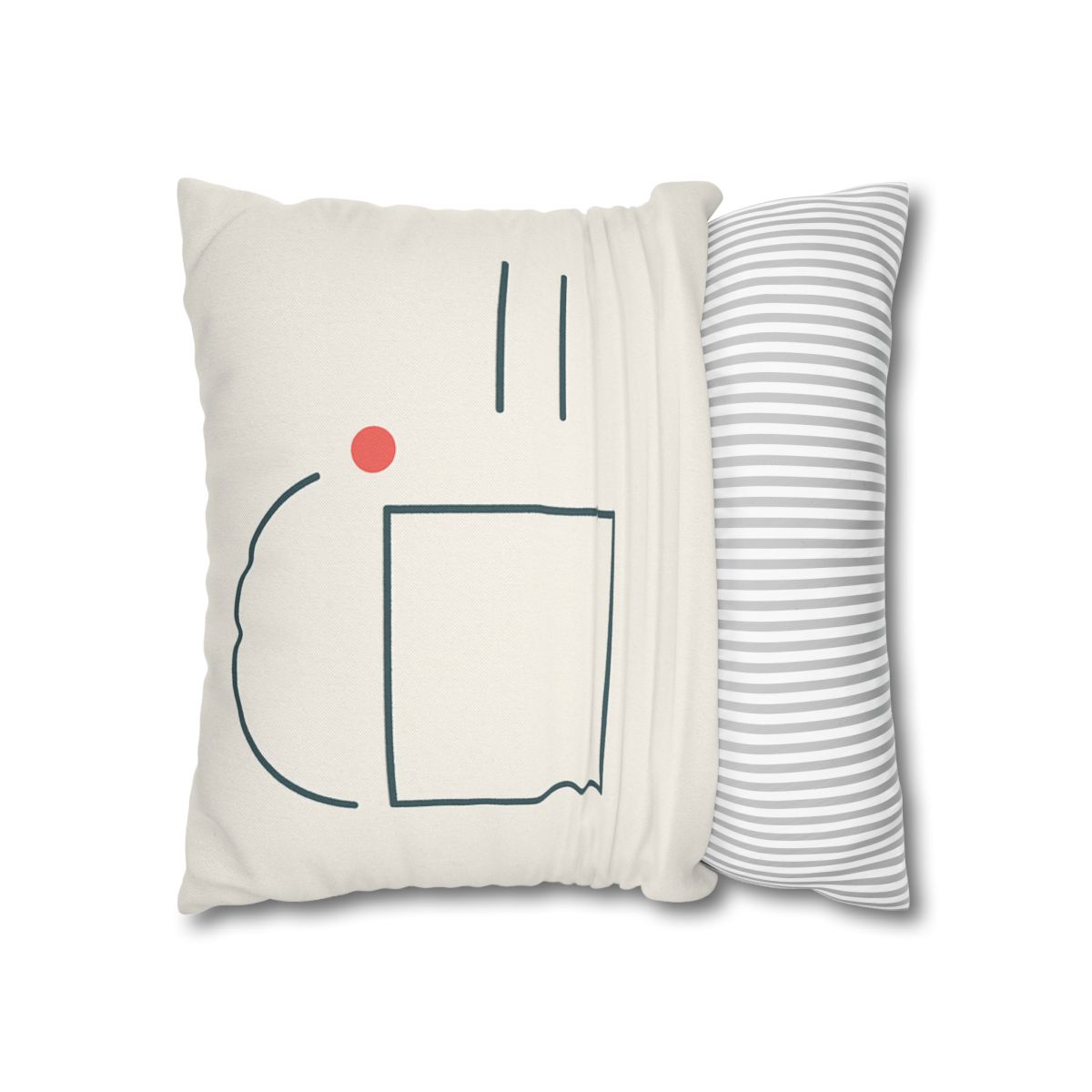 Open Frame With Drifting Arc personalized pillow covers