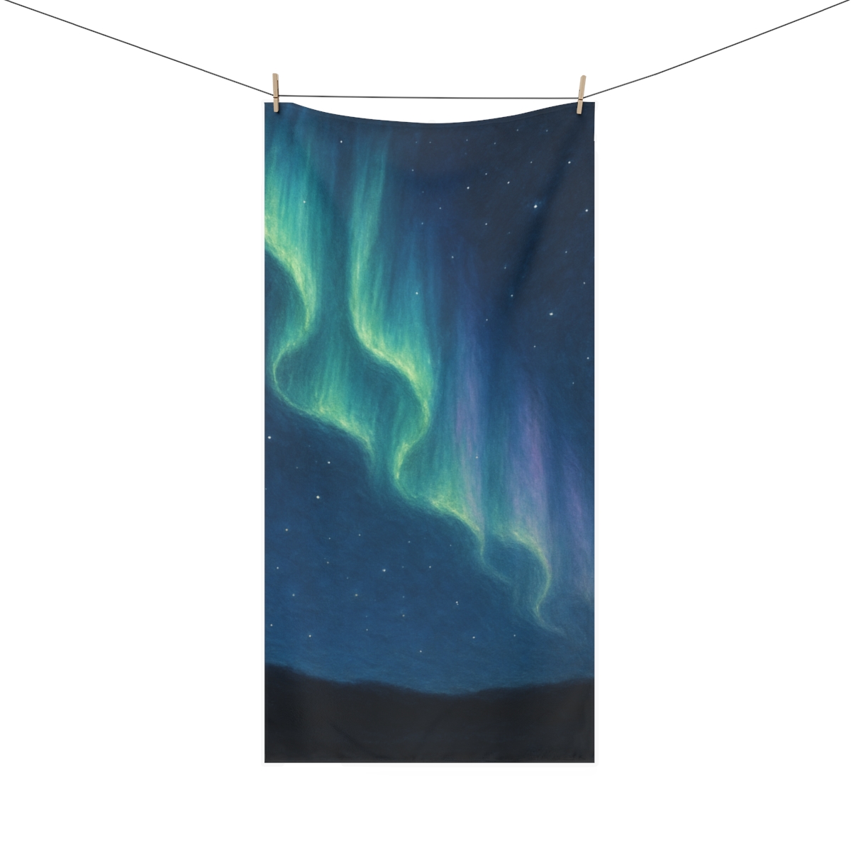 Aurora Veil Starstream stylish beach towels