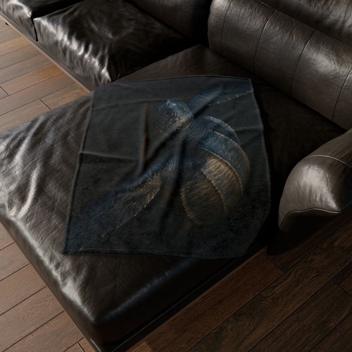 Starlit Drift Leatherback Sea Turtle warm winter blankets