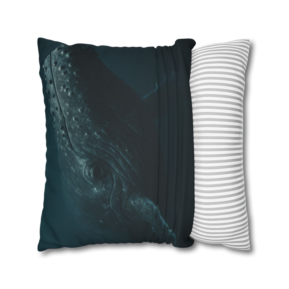 Deep Current Humpback Whale personalized pillow covers