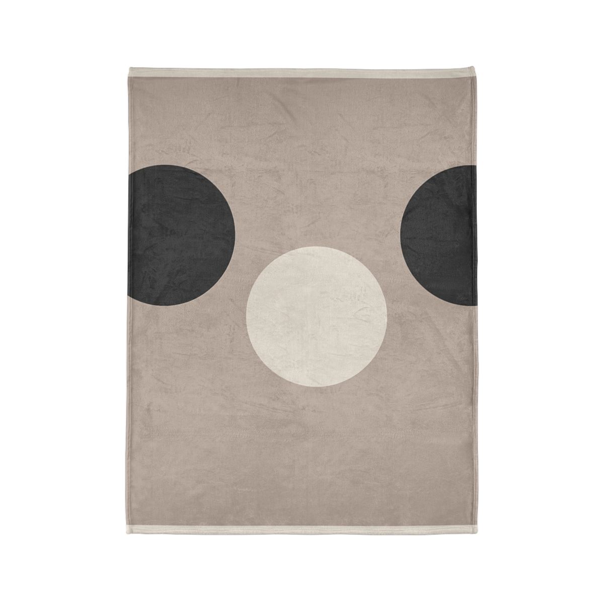 Staggered Trio Of Coins personalized cozy blankets