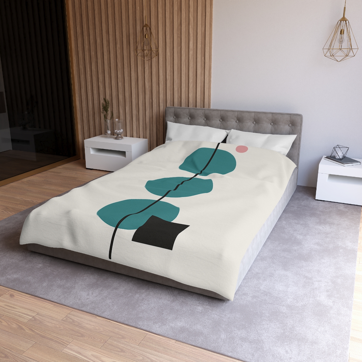 Staggered Discs With Shared Axis personalized bedding duvets