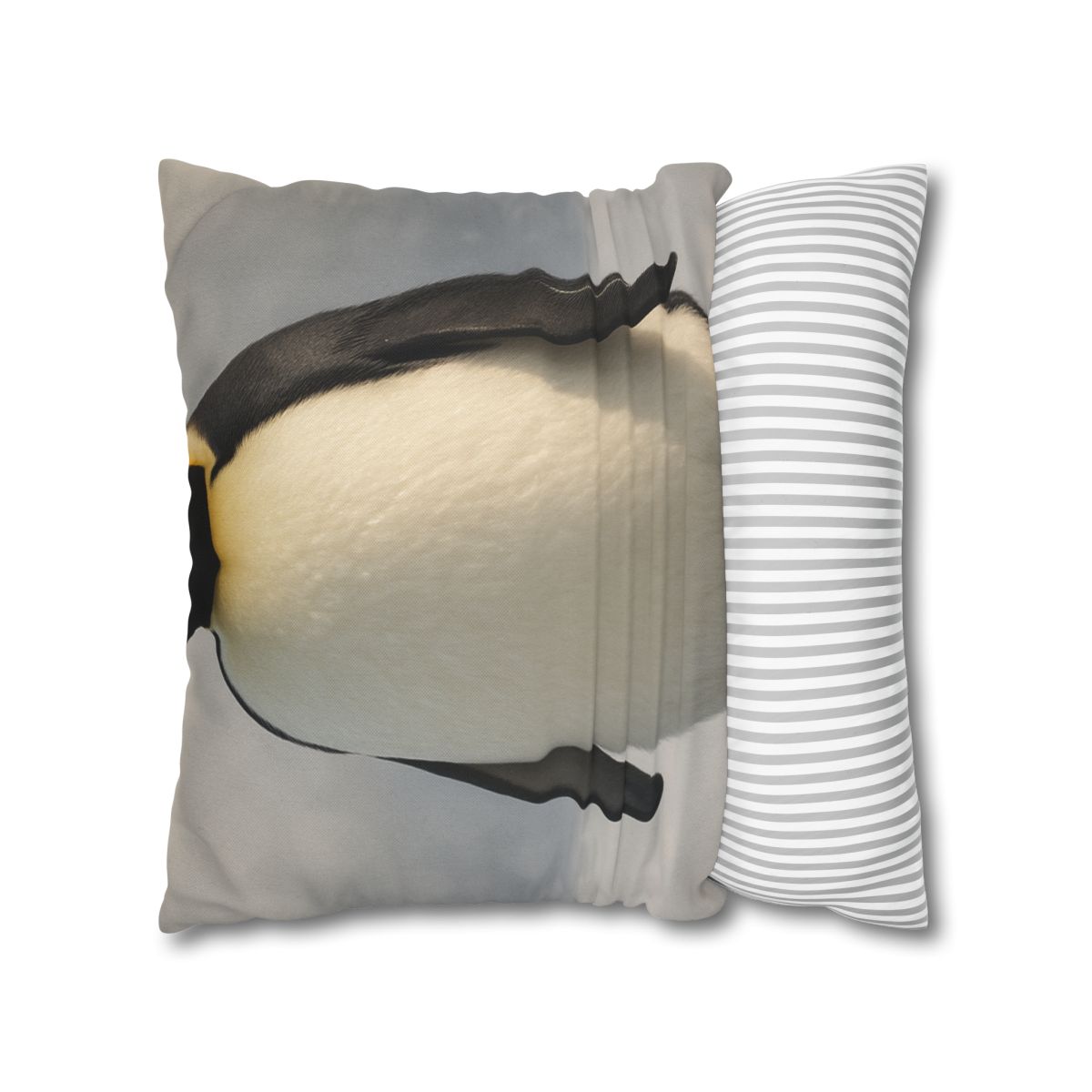 Frost Halo Emperor Penguin personalized pillow covers