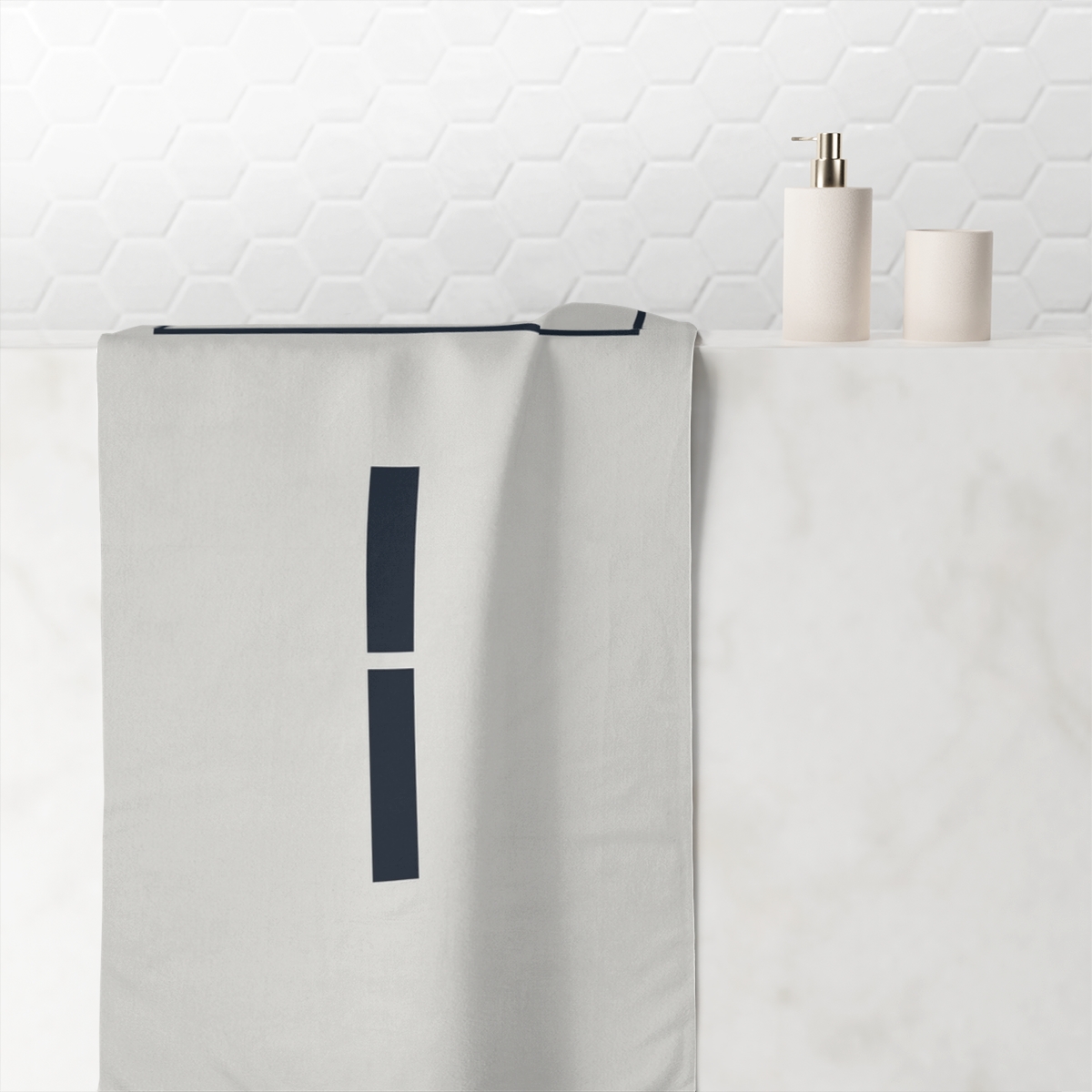 Open Frame With Split Column trendy hand towels