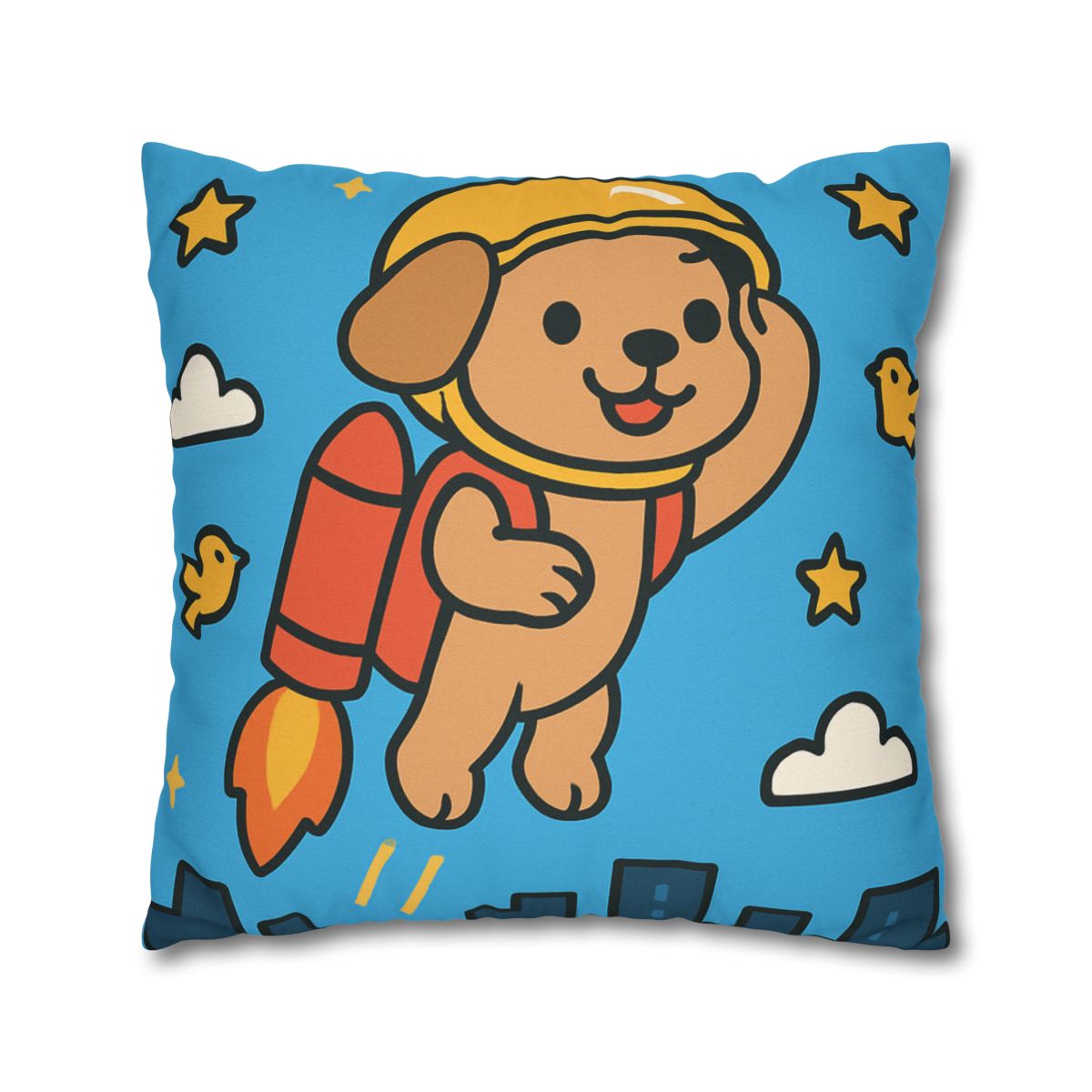 Rocket Puppy Patrol comfortable bedding pillow covers