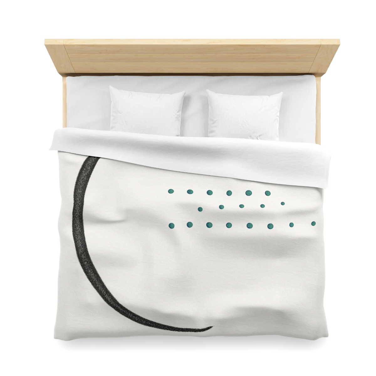 Split Crescent And Parallel Dots warm winter duvets