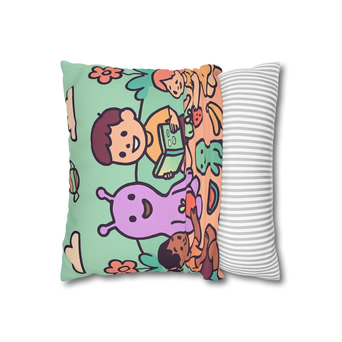 Galactic Garden Picnic stylish decorative pillowcases