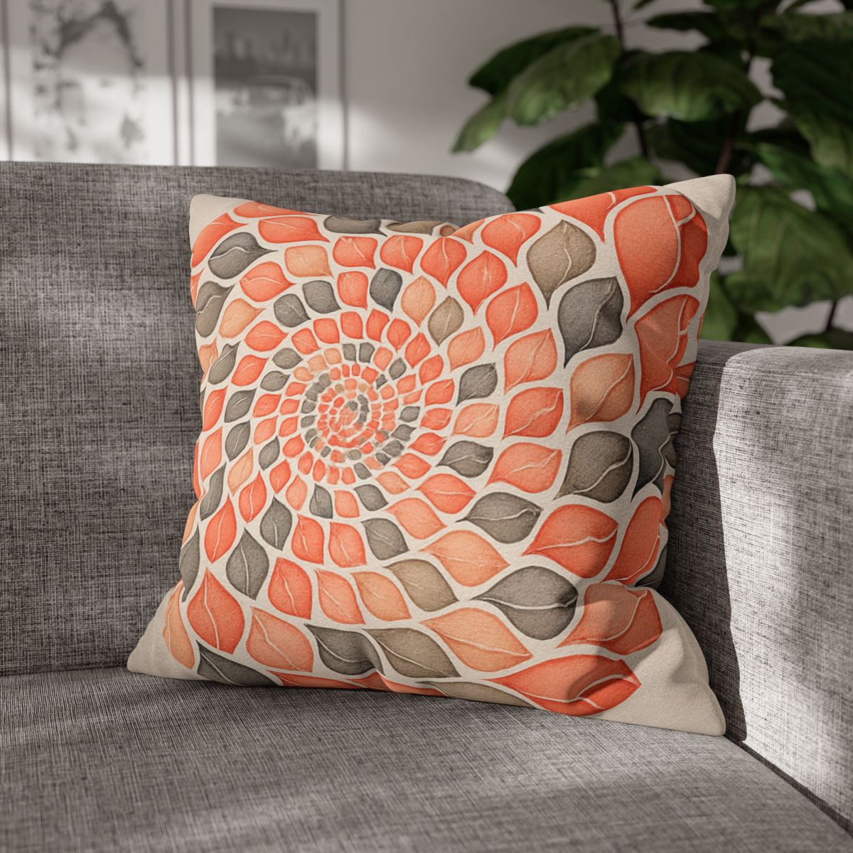 Bud Spiral Time Mosaic stylish decorative pillowcases