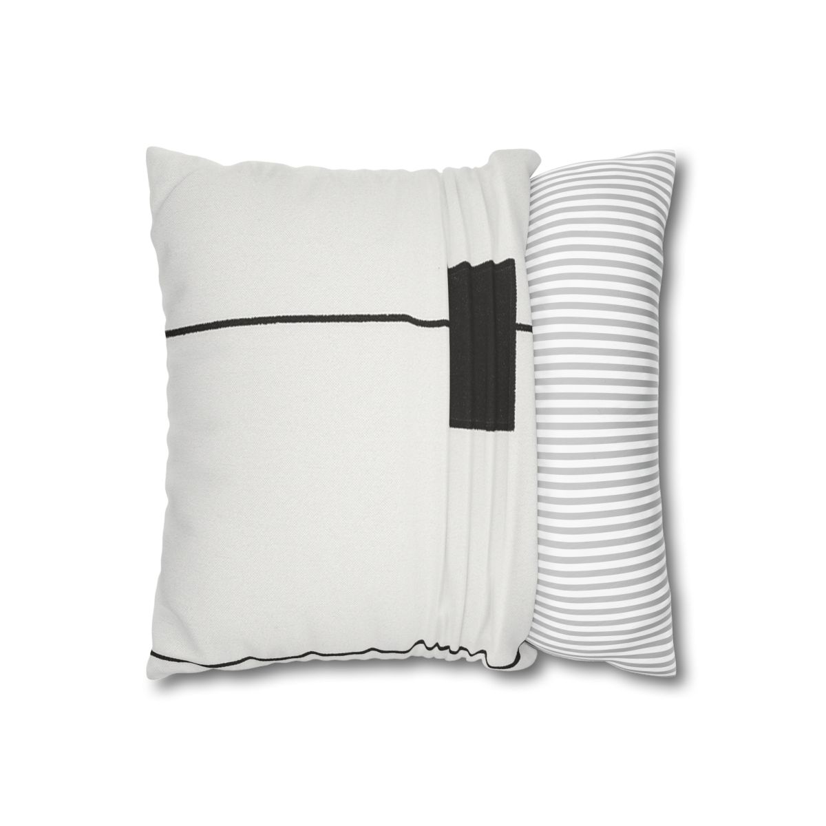 Offset Frame And Inner Square Pause trendy patterned pillow cases