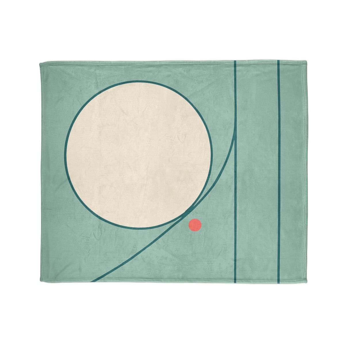 Quiet Trio With Offset Arc soft fleece blankets