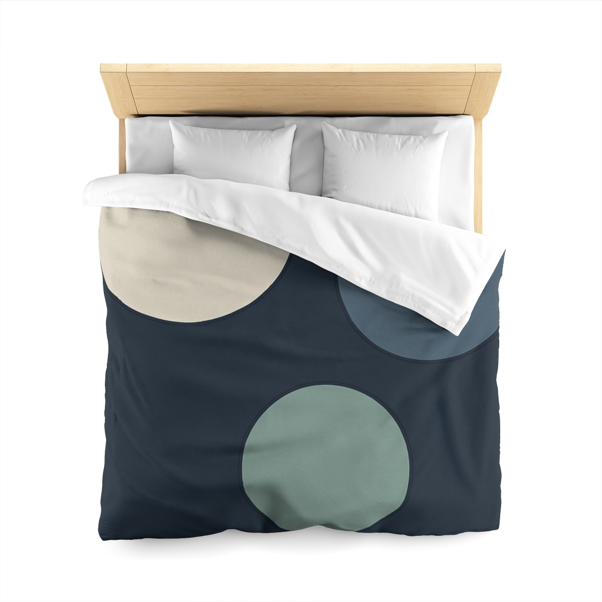 Staggered Circle Trio trendy bedroom duvets