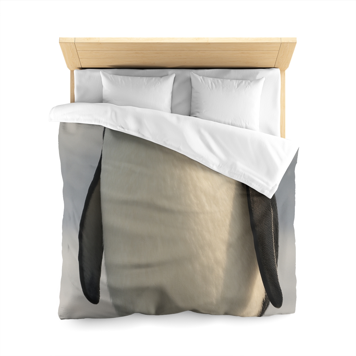 Frost Halo Emperor Penguin soft comforter duvets