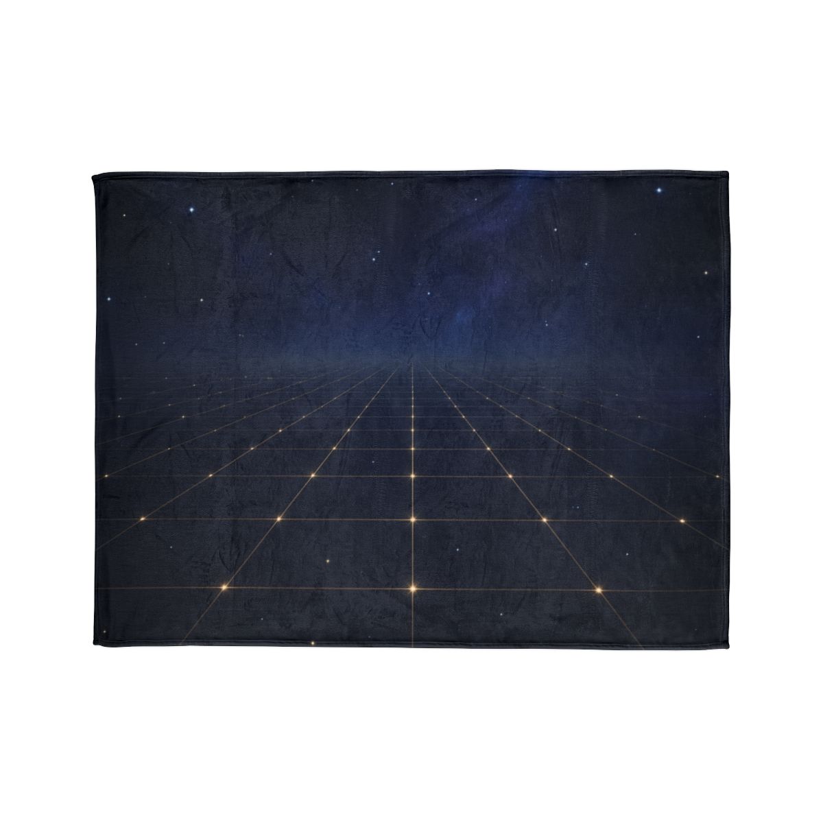 Luminous Cosmic Lattice decorative home blankets