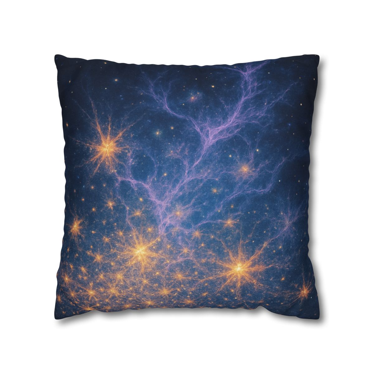 Starburst Lace Field designer print pillow cases