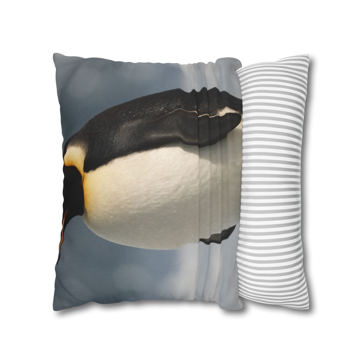 Aurora Drift Emperor Penguin stylish decorative pillowcases