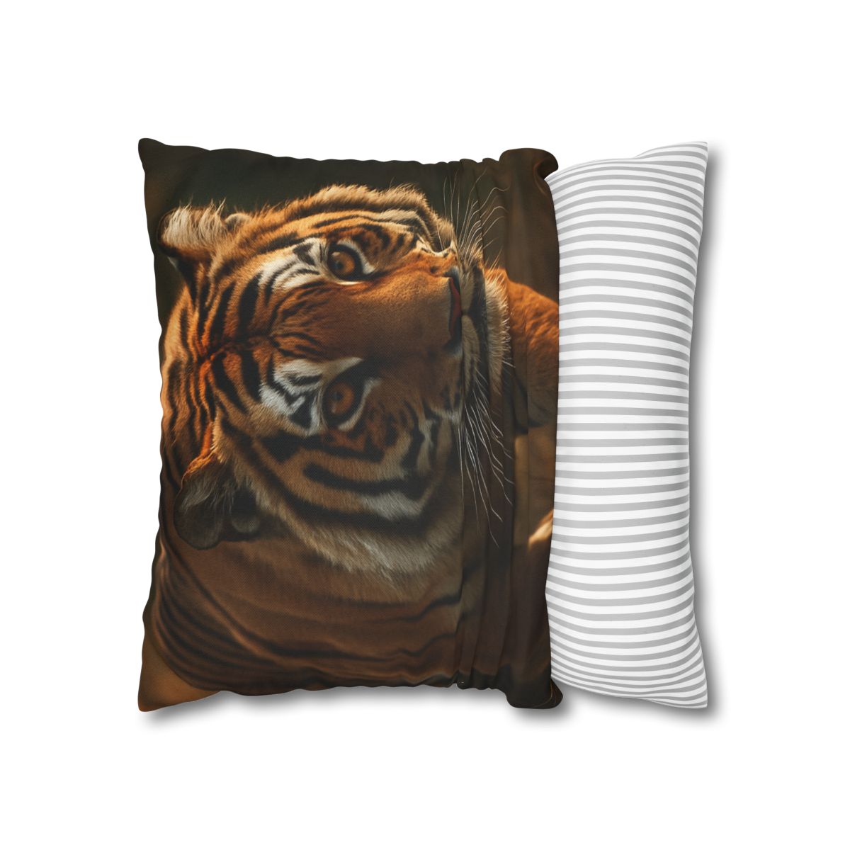 Forest Stalker Bengal Tiger personalized pillow covers