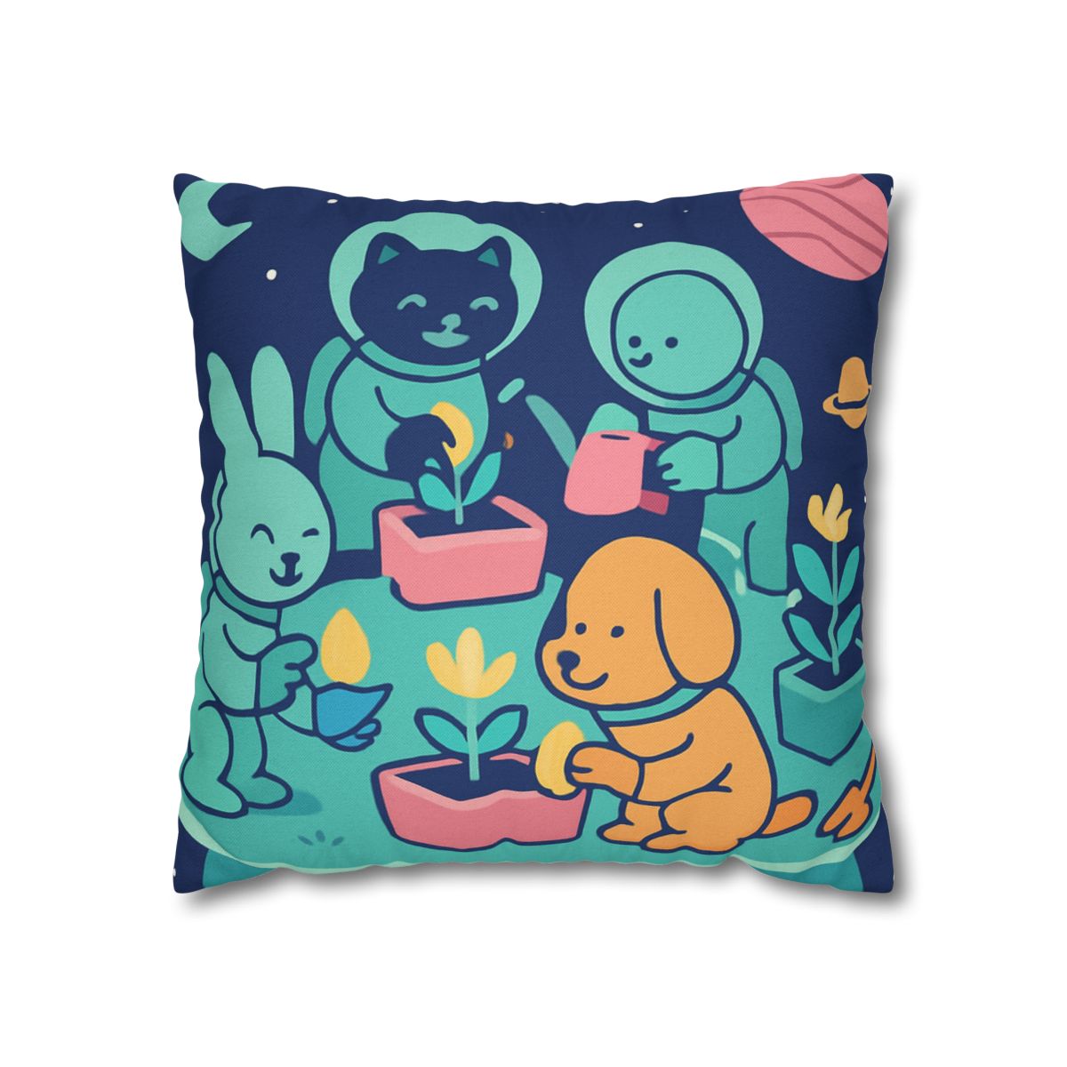 Galactic Gardeners unique gift pillow cases