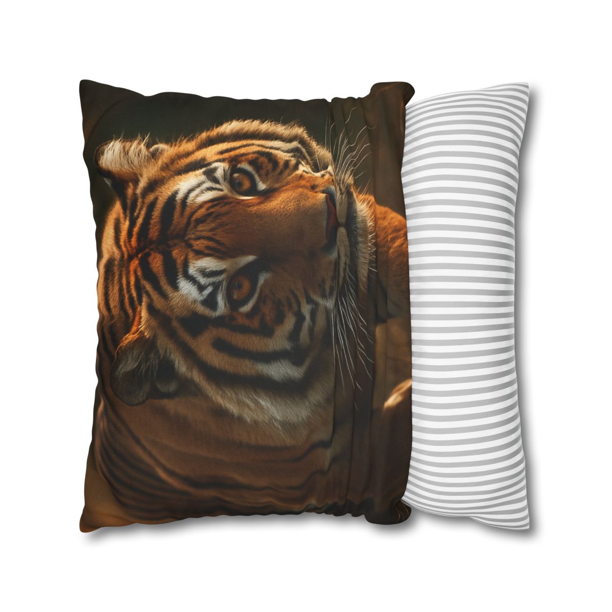 Forest Stalker Bengal Tiger personalized pillow covers