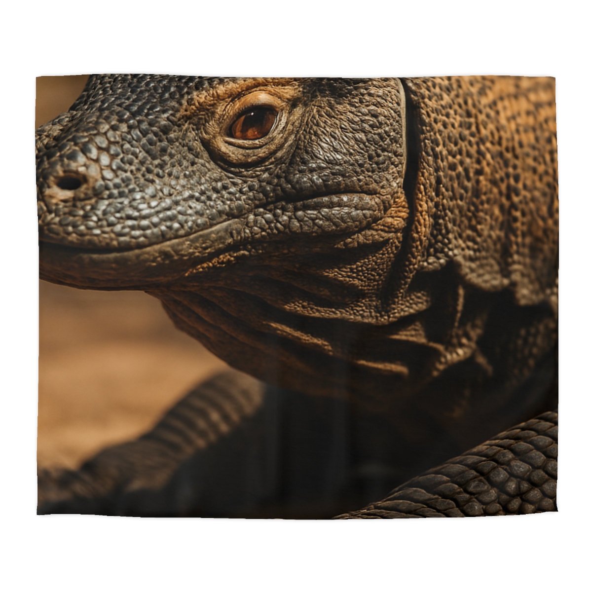 Ancient Scale Komodo Dragon stylish duvet covers