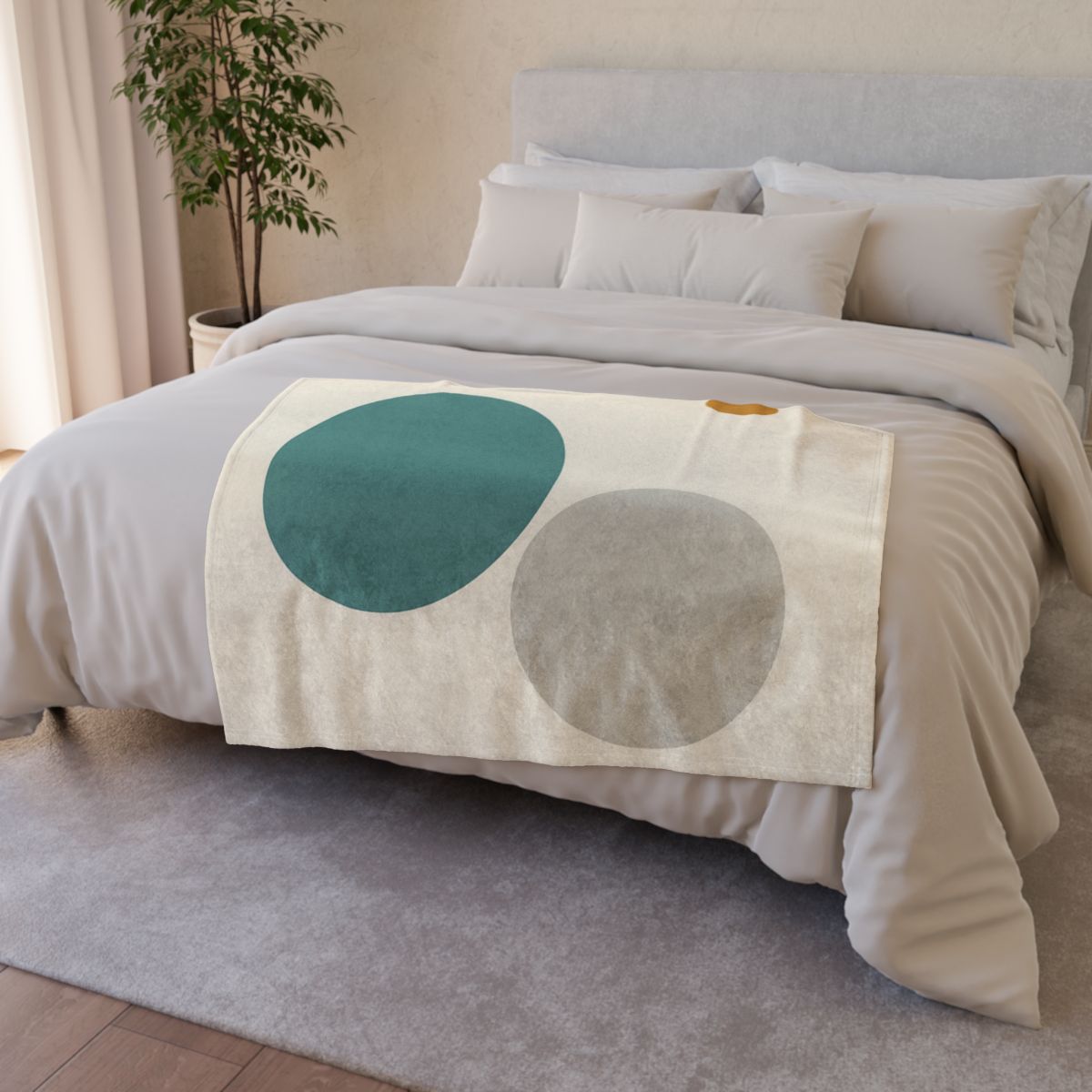 Balanced Triad With Open Center trendy patterned blankets
