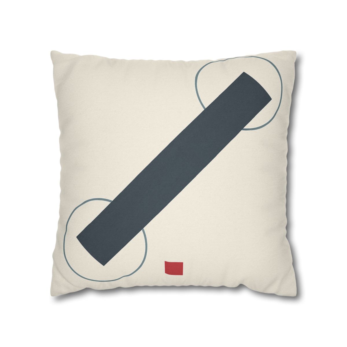 Diagonal Bar With Twin Orbits soft cotton pillow cases