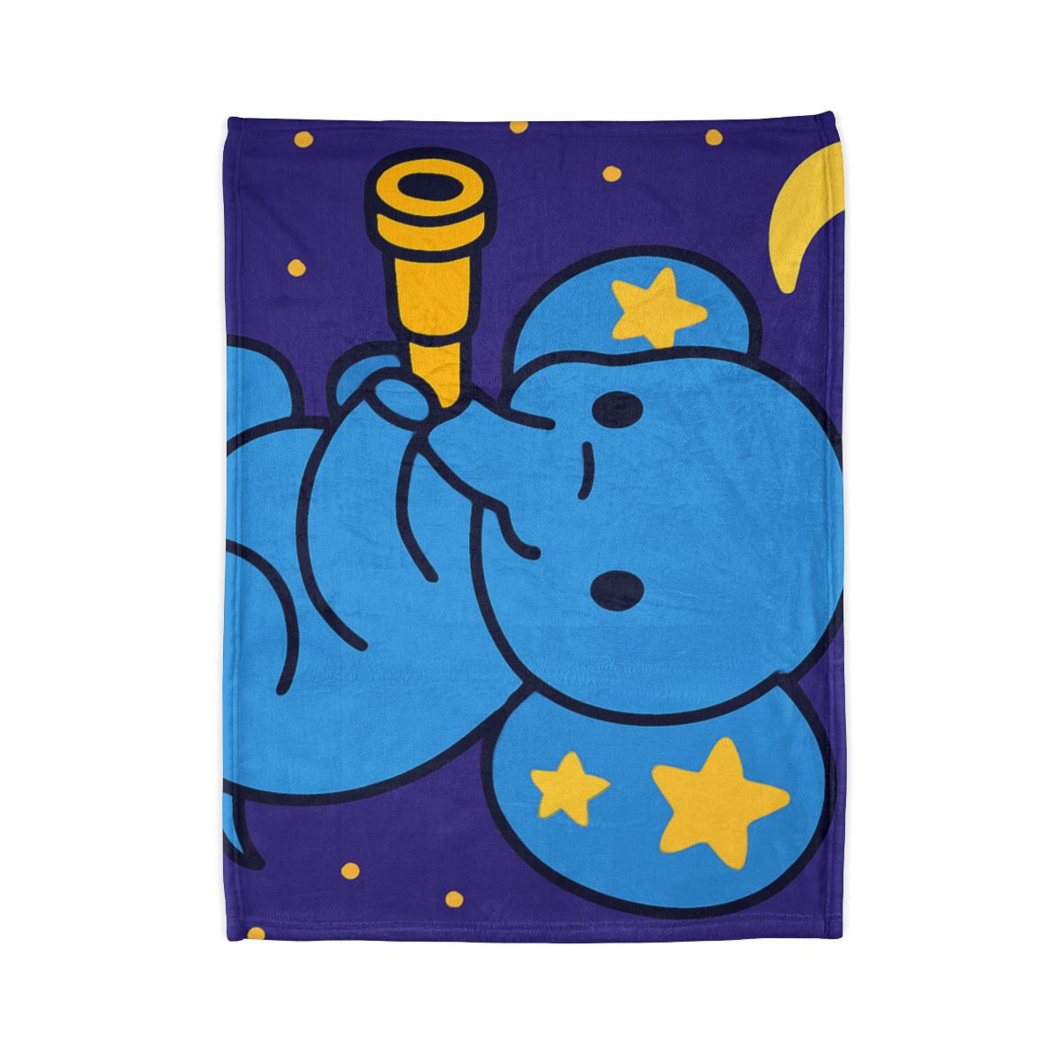 Starlight Safari Elephant personalized cozy blankets