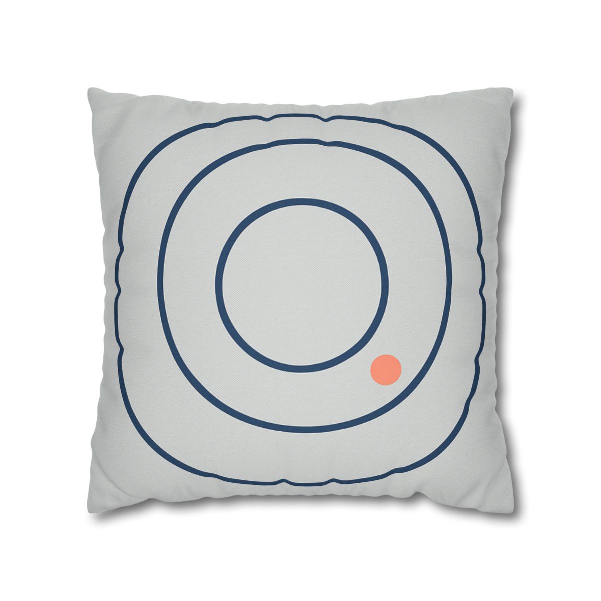 Three Calm Rings With Accent Dot trendy patterned pillow cases