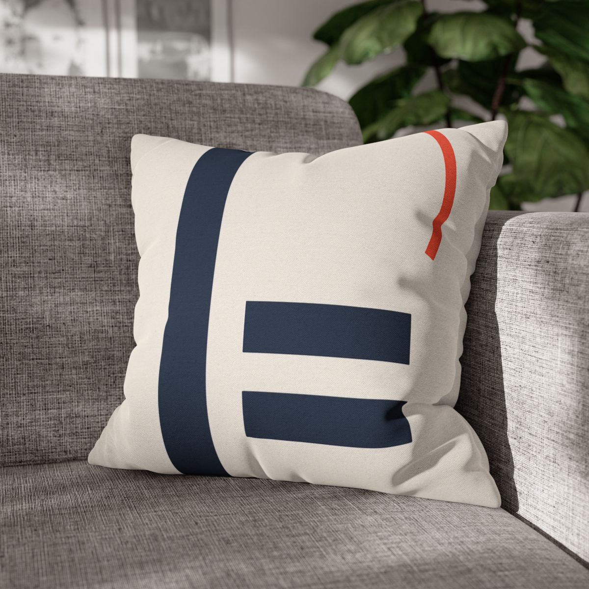 Offset Bars With Orbit Arc soft cotton pillow cases