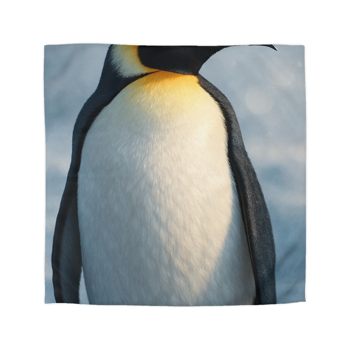 Frost Halo Emperor Penguin personalized bedding duvets