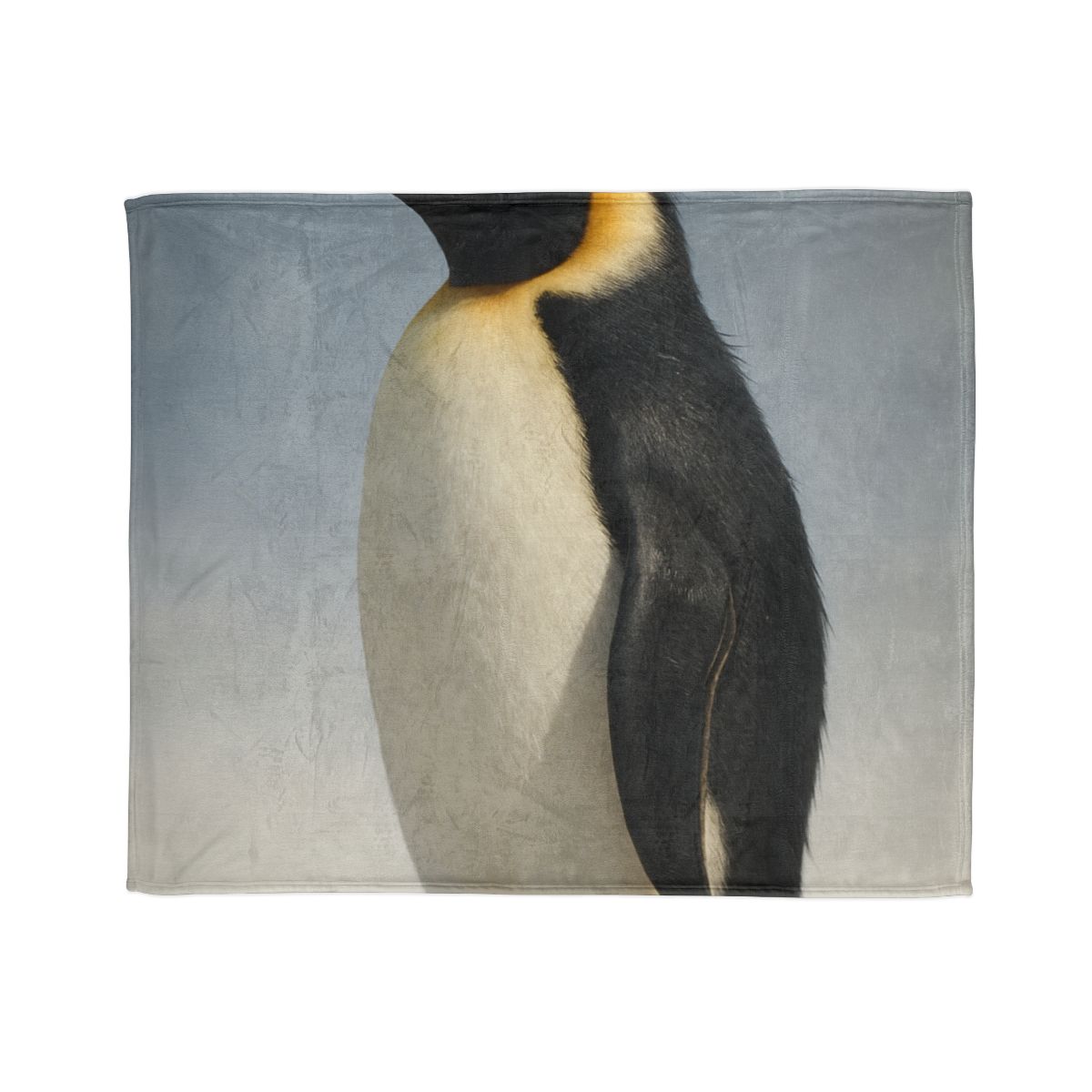 Glacier Gleam Emperor Penguin decorative home blankets