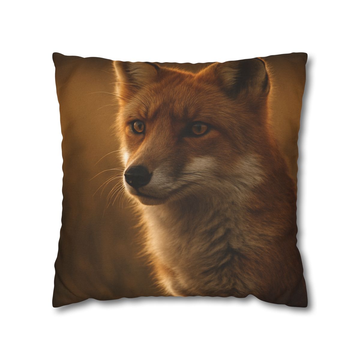 Crimson Whisper Red Fox comfortable bedding pillow covers