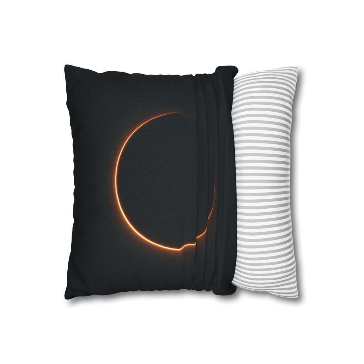 Void Horizon Silhouette Bloom personalized pillow covers