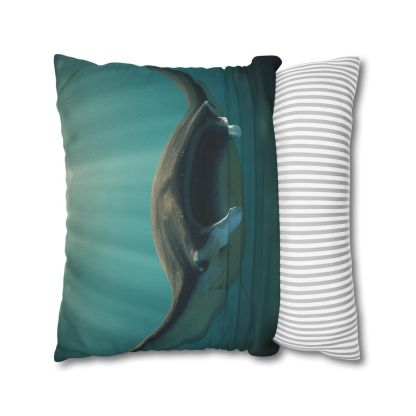Starlit Drift Giant Manta Ray personalized pillow covers