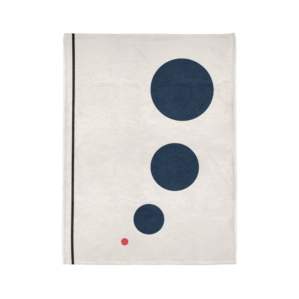 Orbital Triad Over Quiet Line soft fleece blankets