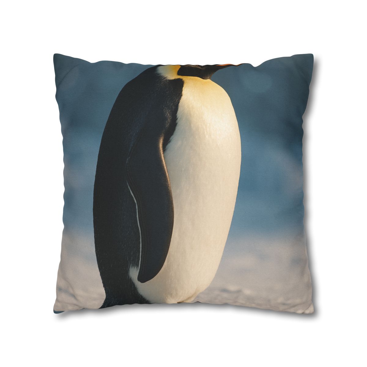 Silver Horizon Emperor Penguin stylish decorative pillowcases