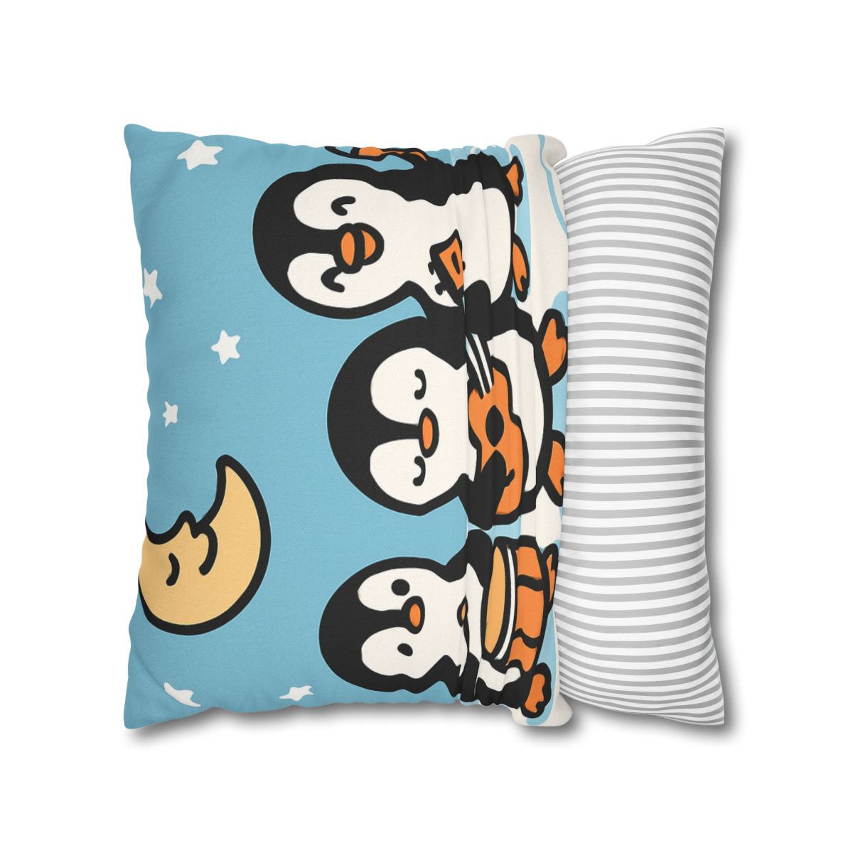Moonlit Penguin Band custom pillow cases