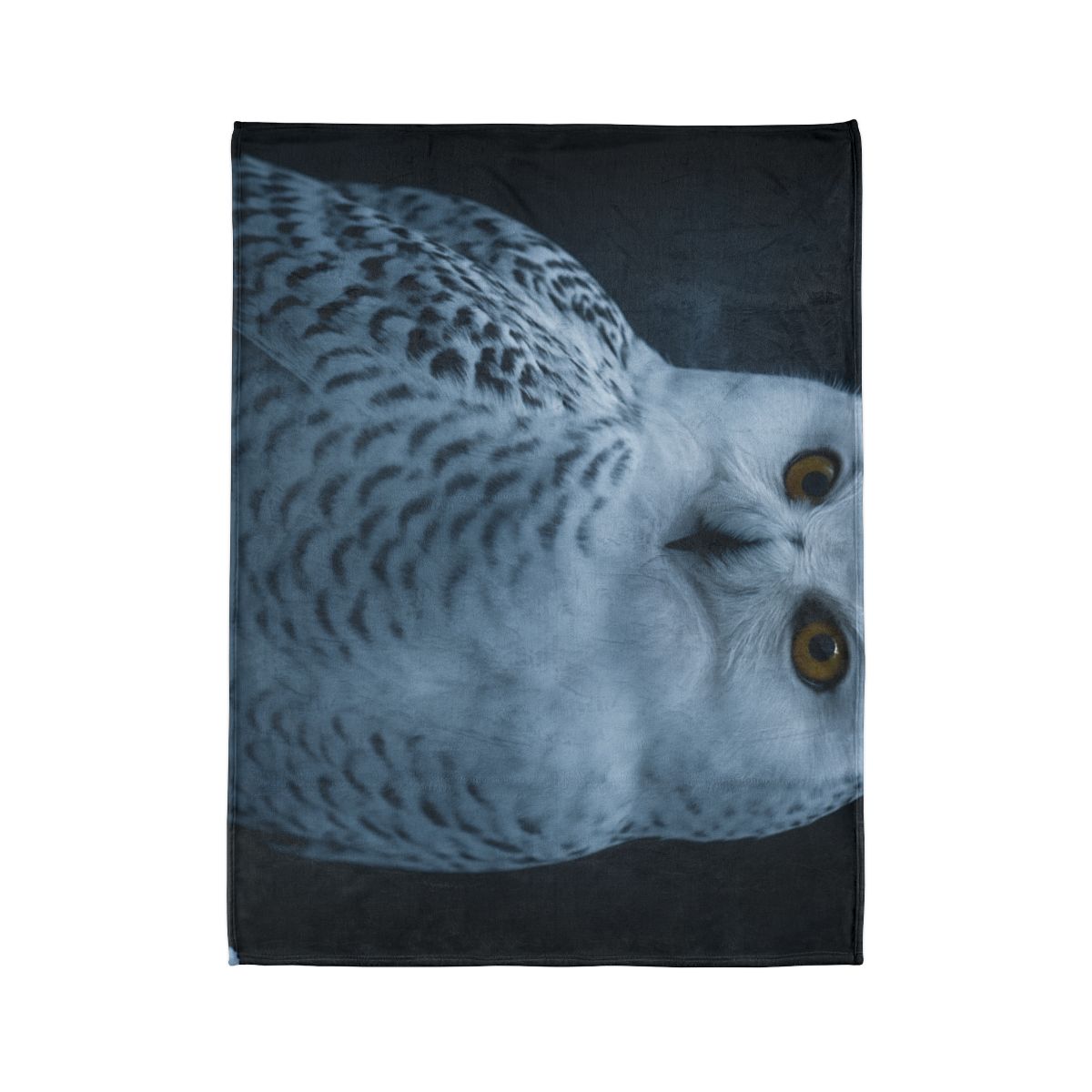 Midnight Watch Snowy Owl warm winter blankets