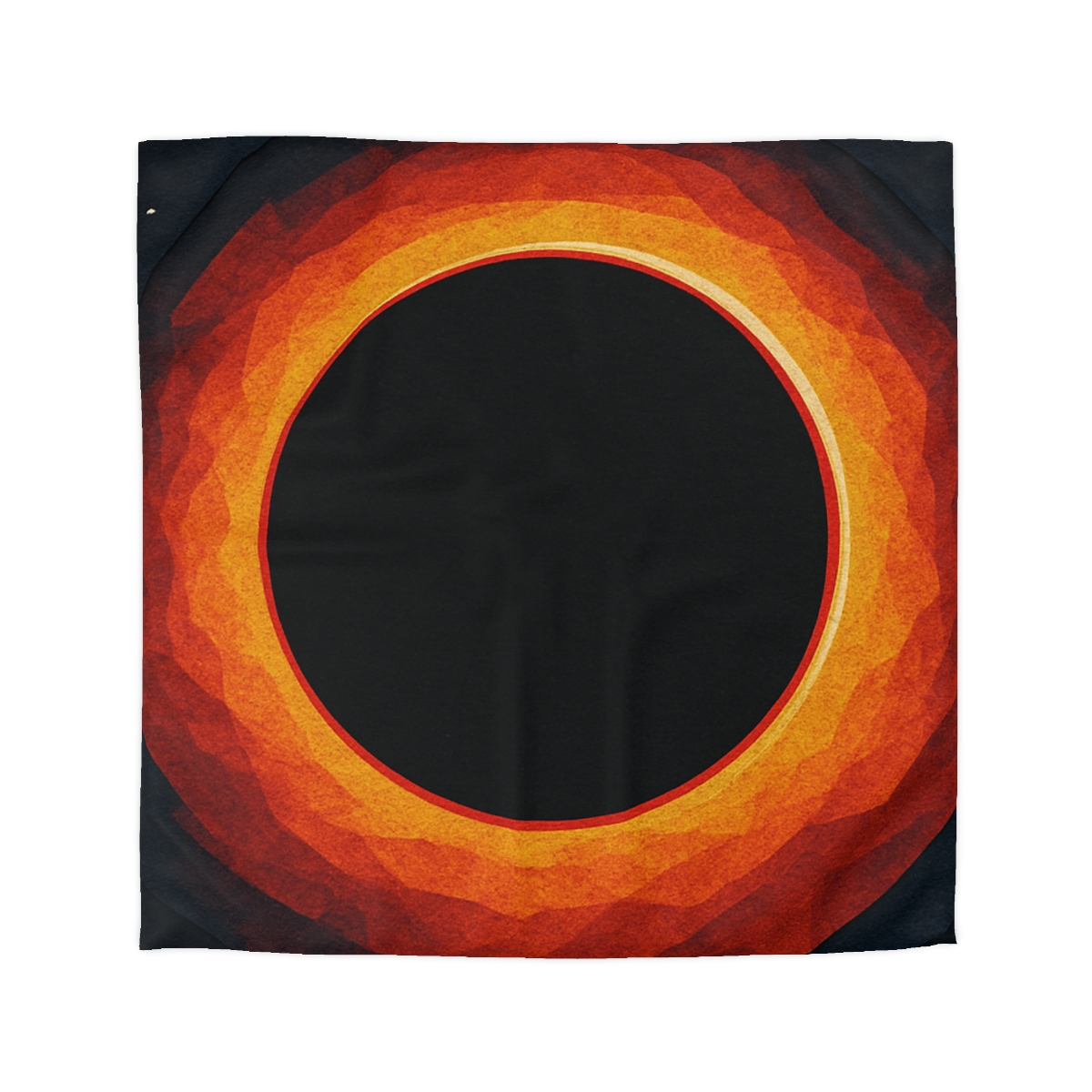 Event Horizon Paper Cut Silhouette custom duvets
