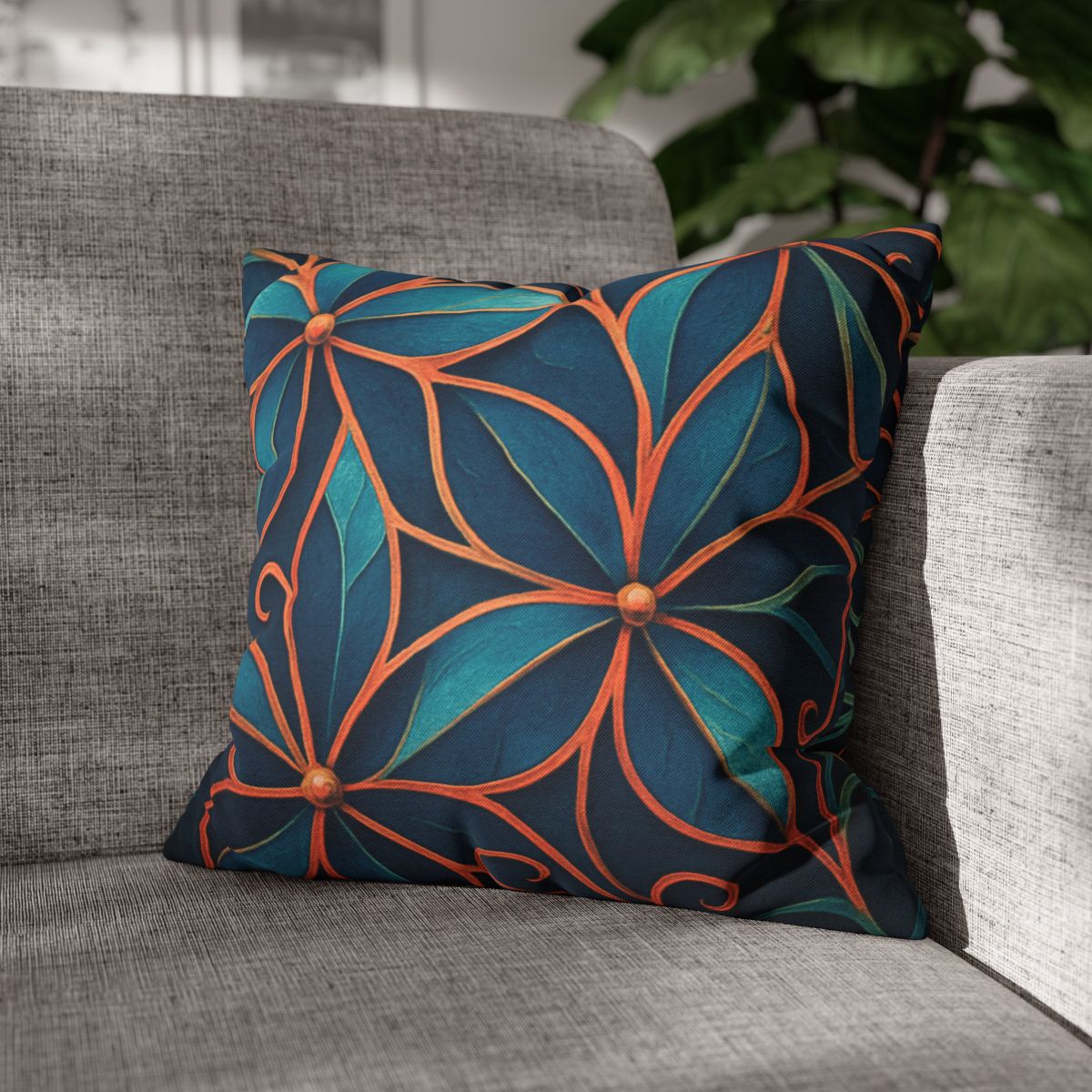Petal Prism Lattice trendy patterned pillow cases