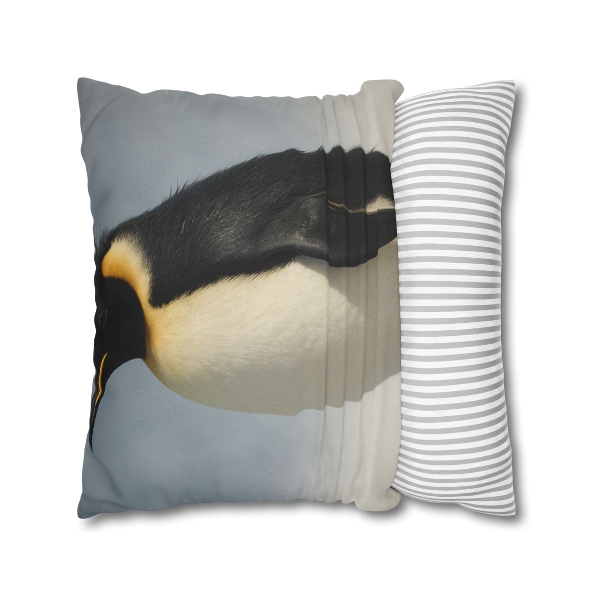Glacier Gleam Emperor Penguin designer print pillow cases
