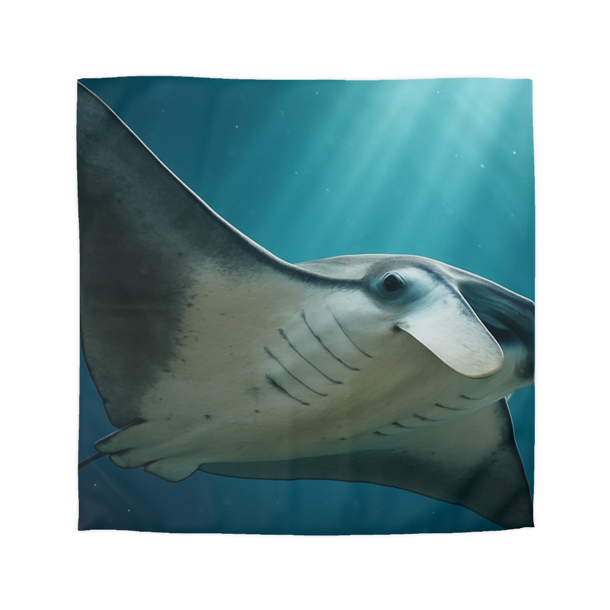 Silk Wing Drift Manta Ray personalized bedding duvets