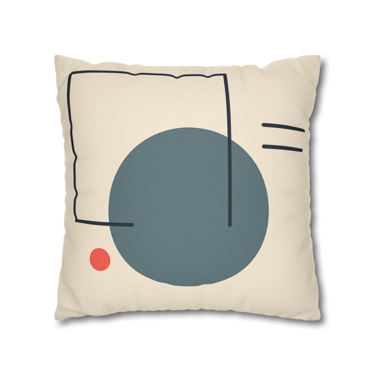 Quiet Orbit With Offset Frame unique gift pillow cases