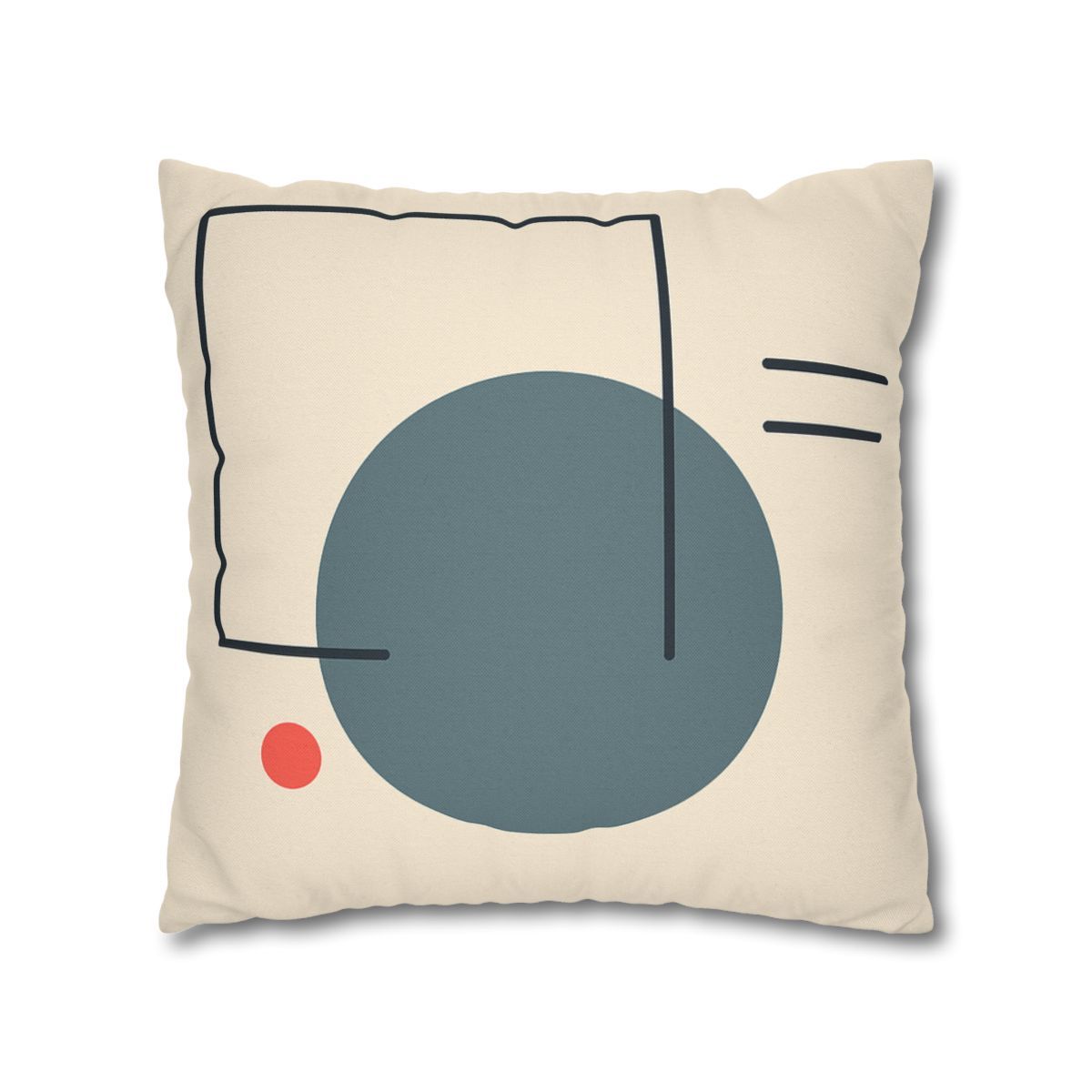 Quiet Orbit With Offset Frame unique gift pillow cases