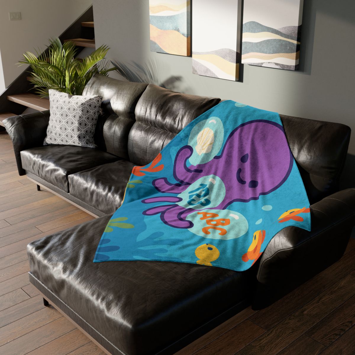 Octopus Library Of Bubble Books trendy patterned blankets