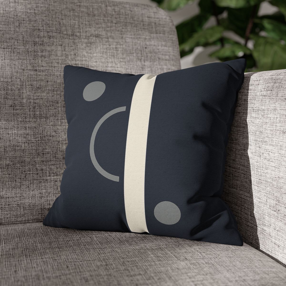 Eclipse Bar And Arc Balance designer print pillow cases